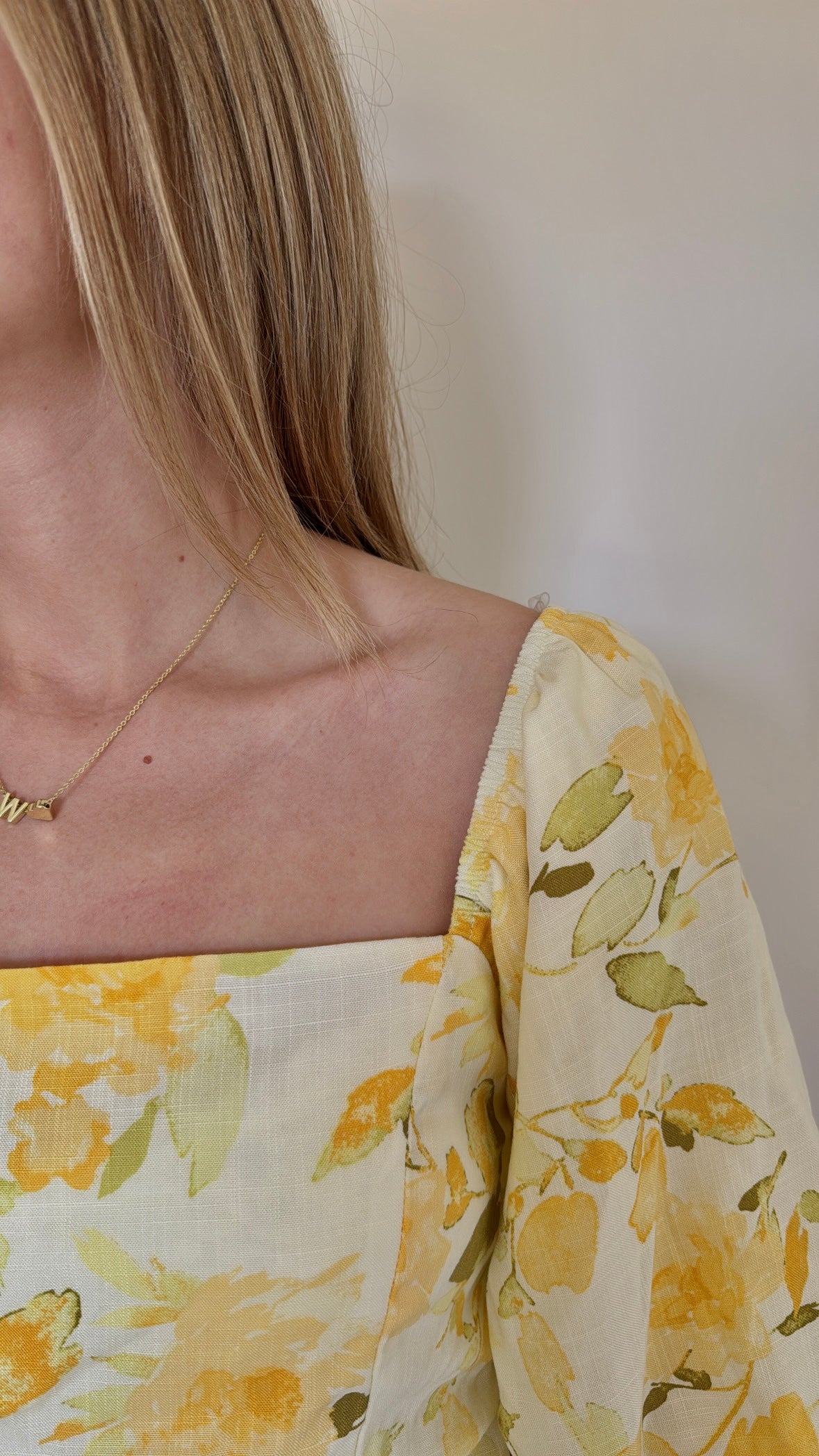golden hour floral top