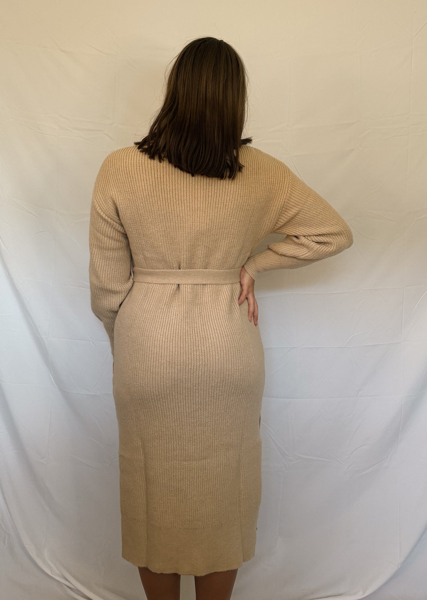 midi sweater dress